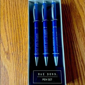 Rae Dunn Blue Pen Set - “Grandpa”
